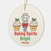 Baking Spirits Bright Grappige Kerst Ornament (Links)