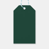 “Baking Spirits Bright Groene Feestdagen Cadeaulabel (Achterkant)