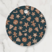 Baking Spirits Bright Holiday Cookies Bedankjes Labels (Achterkant)