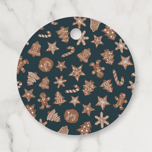 Baking Spirits Bright Holiday Cookies Bedankjes Labels (Achterkant)