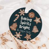 Baking Spirits Bright Holiday Cookies Bedankjes Labels
