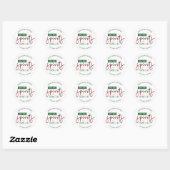 Baking Spirits Bright Holiday Home Baked Cookies Ronde Sticker (Vel)