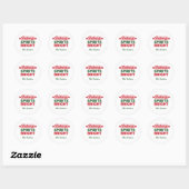 Baking Spirits Bright Holiday Ronde Sticker (Vel)