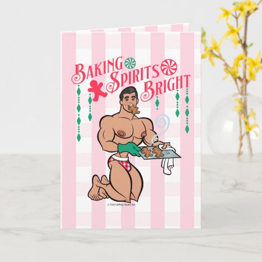 Baking Spirits Bright Kaart (Gele Bloem)