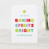 Baking Spirits Bright Kaart (Voorkant)