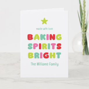 Baking Spirits Bright Kaart