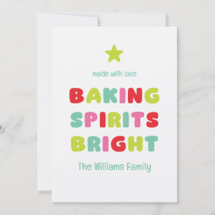 Baking Spirits Bright Kaart