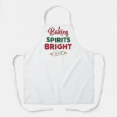 Baking Spirits Bright Kerstcadeau met eigen naam Schort (Voorkant)