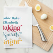 Baking Spirits Bright kerstfeestdag Theedoek (Quarter Fold)