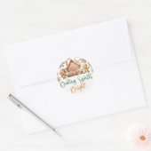 Baking Spirits Bright kerstkoekje Ronde Sticker (Envelop)