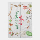Baking Spirits Bright Kerstmis Theedoek (Verticaal)