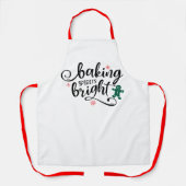 Baking Spirits Bright | Kerstvakantiepret Schort (Voorkant)
