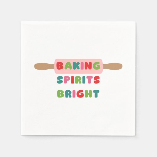 Baking Spirits Bright Koek Uitwisseling Servetten (Voorkant)