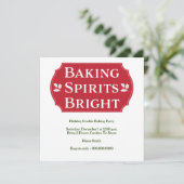 Baking Spirits Bright Koekje Kaart (Staand voorkant)