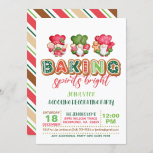 Baking Spirits Bright met uitnodiging voor Gnomen