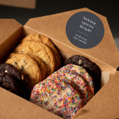 Baking Spirits Bright | Modern Stylish Trendy Fun Ronde Sticker