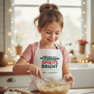 Baking Spirits Bright Name Christmas Schort