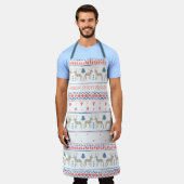 Baking Spirits Bright Nordic Rendier Fairisle Schort (Gedragen)