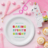 Baking Spirits Bright Papieren Bordje (Feest)