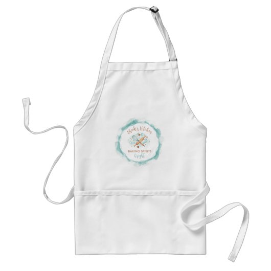Baking Spirits Bright Personalized Apron Standaard Schort (Voorkant)