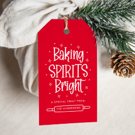 Baking Spirits Bright Red Specialized Holiday Cadeaulabel