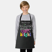 Baking Spirits Bright Retro Keuken Vakantie Kinder Schort (Gedragen)