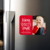Baking Spirits Bright Rode Vakantiefoto Magneet