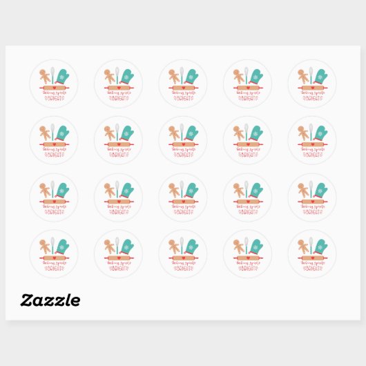 Baking Spirits Bright Ronde Sticker (Vel)