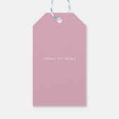 Baking Spirits Bright Roze Cookie Uitwisseling  Cadeaulabel (Achterkant)