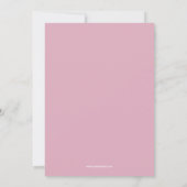 Baking Spirits Bright Roze Cookie Uitwisseling Kaart (Achterkant)