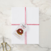 Baking Spirits Bright Schattige Vakantie Cake Kuns Cadeaulabel (Met Touw)