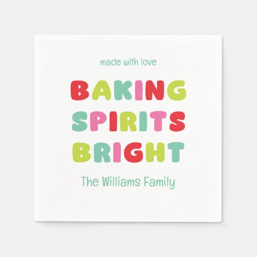 Baking Spirits Bright Servet (Voorkant)