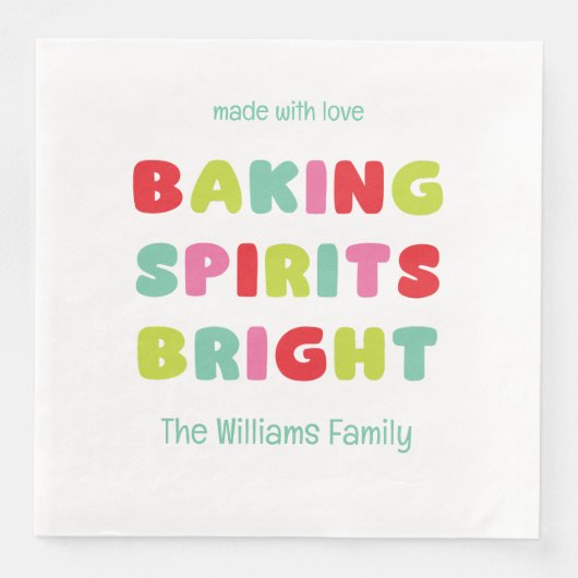 Baking Spirits Bright Servet (Voorkant)