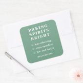 Baking Spirits Bright Stickers (Envelop)