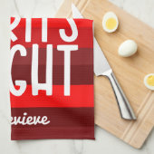 Baking Spirits Bright | Vakantie bakken op maat Theedoek (Quarter Fold)