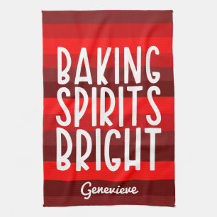 Baking Spirits Bright   Vakantie bakken op maat Theedoek