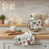 Baking Spirits Bright- Vintage Kerstthee Theedoek