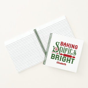 Baking Spirits Bright voeg naam toe voeg je eigen Notitieboek