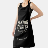 Baking Spirits Bright Zwarte Kerstmis Schort (Insitu)