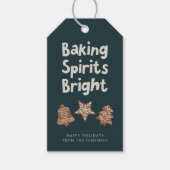 baking spirits | Cookie Exchange Party Cadeaulabel (Voorkant)