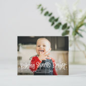 Baking spirits, foto feestdagenkaart (Staand voorkant)