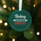 Baking Spirits Helder Kerst Acryl Ornament