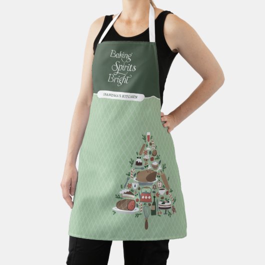 Baking Spirits Helder op maat voor Kerstmis Schort (Insitu)