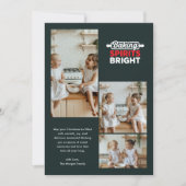 Baking Spirits Heldere Diepgroene Kerst Kaart (Voorkant)