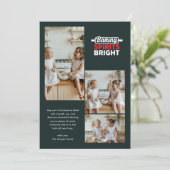 Baking Spirits Heldere Diepgroene Kerst Kaart (Staand voorkant)