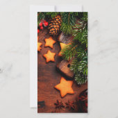 Baking Spirits Heldere Digitale Kerstuitnodiging Save The Date (Achterkant)