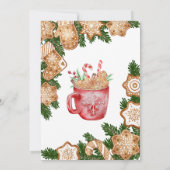 Baking spirits heldere kerst cookie uitnodiging (Achterkant)