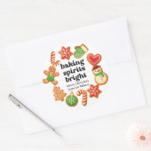 Baking spirits heldere koekje kerstmis label (Envelop)