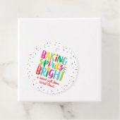 Baking Spirits Helderkleurige prinseskerst Bedankjes Labels (In situ)
