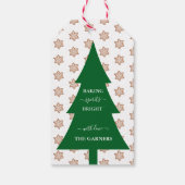 baking spirits | Kerstboom Cadeaulabel (Achterkant)